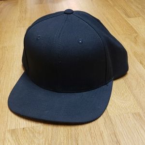 LIDS Black Snapback Flatbrim Hat